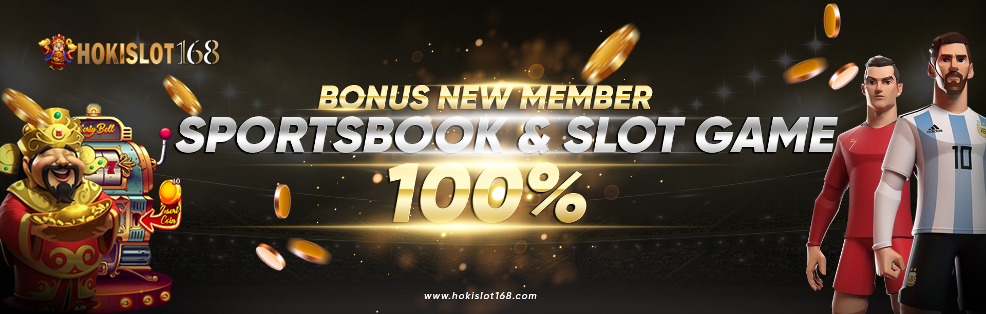 banner bonus new member 100%